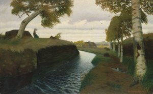 Canal in Moorland, 1903